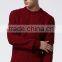 Mans round colloar cable knit pattern pullover sweater with high quality