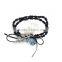Cheap Wholesale Ponytail Holder Leaf Deep Blue Flower Acrylic Hair Ties