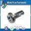 Made in Taiwan Slotted Phillips Pozi Pan Cheese Head Machine Screw Brass Material Stainless Steel Carbon Steel