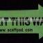 Light green high visiblity photoluminescent film/glowing film/fluorescent film