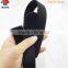 Black elastic hook and loop fastening tape straps