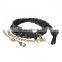 Leather Braided Horse lead with chain