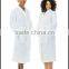 Cotton waffle bathrobe satin style bath gown waffle SPA long down robes