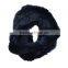 SJ621-01 14''*11'' Super Soft Rabbit Dyed Rabbit Fur Knit Circle Neckwear