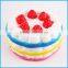 High quality scented slow rising colorful cake squishy