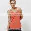 Nylon spandex high quality yoga tank top