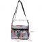 Black Women Nylon Full Color Printed Satchel