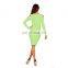 long sleeve Sexy Night Clubwear Tight Transparent Jumpsuits For Women