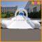 AOQI water park blue and white inflatable slip n slide, inflatable water slide