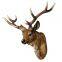 American restoring ancient ways creative simulation animal deer head wall hanging decoration style indoor resin crafts decoration home decor