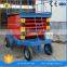 7LSJY Shandong SevenLift manual man hydraulic motorcycle scaffolding electric platform trucks and moving lift table