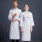 Chef clothes short breathable sleeves hotel back kitchen chef overalls long sleeves