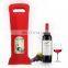 Professional OEM new arrival custom felt red wine bottle bag for promotion