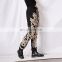 TWOTWINSTYLE high waist pants Lace Up Patchwork Casual Casual Bandage Slim