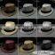 New Vogue Men Women Cotton / Linen Straw Hats Soft Fedora Panama Hats Outdoor Stingy Brim Caps over 34Colors