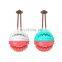 Wholesale Customized New Design TPR Dog Chew Toys Squeak Dispenser Ball Dog Toothbrush Toys