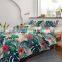 New Summer Quilt Wholesale Cheap Lightweight Bedspreads Tropical Jungle Plant Ultrasonic Quilt Sets