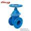 DIN3352 F4/F5 flanged end resilient seat non-rising stem gate valves