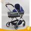 One hand folding 3 in 1 baby stroller with light aluminum