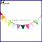 Fabric Bunting Banners 100% Durable Cotton Small Size Kids Flag Multi Colorful Flags For Parties, Holidays, Birthdays-Gre PLC005