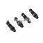 AN Bulkhead Fitting Adapter Straight Type Male Threaded Union Universal Anodized Aluminum Fitting