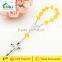 St Benedict plastic beads rosary bracelet