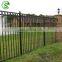 Galvanized black steel bar vanguard tubular fence for ambassador