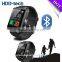 2015 hot selling touch screen smart watch phone U8 android smart watch factory with good quality