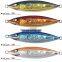 150/200/250 4 Colors Long Cast Box Packaging Jig Hook Metal Quick Sinking Fish Fishing Lure Jig