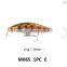 hot sale  5.5cm 6.5g  artificial  sinking hard  minnow lures fish lure bodies fishing bait
