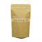 high quality biodegradable kraft paper food packaging bag with zipper