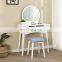 Hot sale Bedroom Furniture Wooden Dresser Vanity  Mirror Makeup Dressing Table