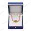 Fadeli factory wholesale custom logo plastic blue jewelry necklace pendant box