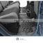 2022 Car Accessories Black Waterproof Heavy Duty Rubber Floor Mats Car Mat 3 Piece For Jeep Wrangler JK 07-14 4 Door