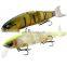 JOHNCOO Swimming Bait 4 Sections Jointed Fishing Lure Floating Hard Bait Jerk Fishing Lure Bass Pike Minnow High Quality