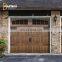 Modern Farmhouse Exterior Real Wood Garage Door Rustic Tudor Ranch Carriage Stamp Residential Wooden Garage Doors