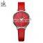 SHENGKE  Ultra Thin Casual Watches K0116L Creative Design Watch PU Leather Quartz Wristwatches  Watch Luxury