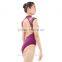 Turtle Neck Lace Ballet Girls Leotard, Gymnastics Leotards