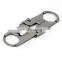 Wholesale high quality Stainless steel double V blade cigar cutter free custom logo