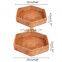 New Decor Hexagon Rattan Serving Tray woven Coffee tray, Wicker Fruit tray Wholesale Handwoven