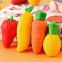 Super fruit eraser for primary school students like leather eraser Big Mac elephant leather creative cartoon cute children carrot elephant leather without crumbs and no traces to erase words into line kindergarten stationery.