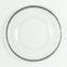 13-inch Clear Glass Round Hammered Charger Plates With Silver Rimmed for Weddings Churches Restaurants and Events