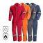 100% Cotton Construction Mining Uniform Long Sleeve Workwear Custom Workwear Flame Fire Retardant FRC FR Coveralls