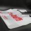 plastic packaging material with holder hdpe t-shirt plastic bag for supermarket with high quality