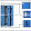 School Furniture Type 6 Compartment Metal Locker Design 3 Wide 2 Tier Style Metal School Locker For 6 Person