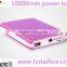 hot selling slim power bank 10000mah rechargeable power bank