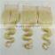 Body Wave 100%peruvian Virgin Hair Lace Closure Fringe