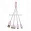 Hot Selling 3 in1 USB Charging Cable Promotional Gifts USB Cable for Mobile Phone