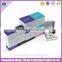 Inside the plastic holder silver cardboard recycled cosmetic boxes