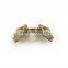 CZ6656 CZ micro pave Jewelry Making Supply, Gold leopard head Hook Clasps